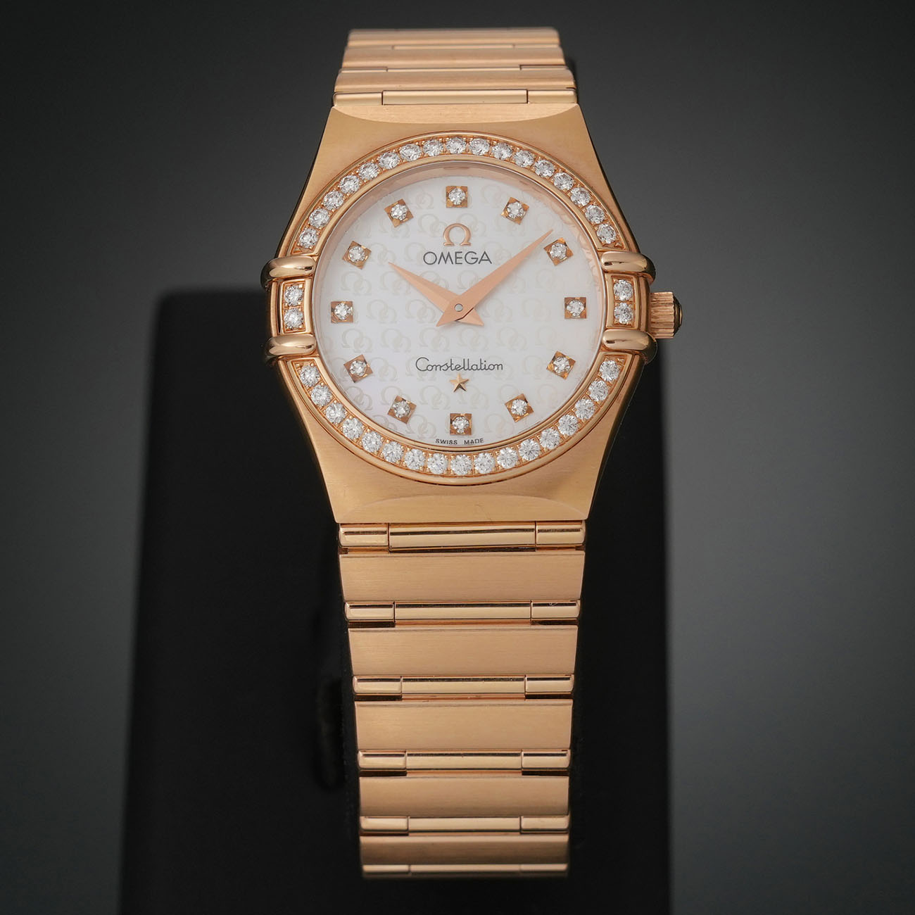 오메가 컨스틸레이션 다이아베젤 상세 이미지