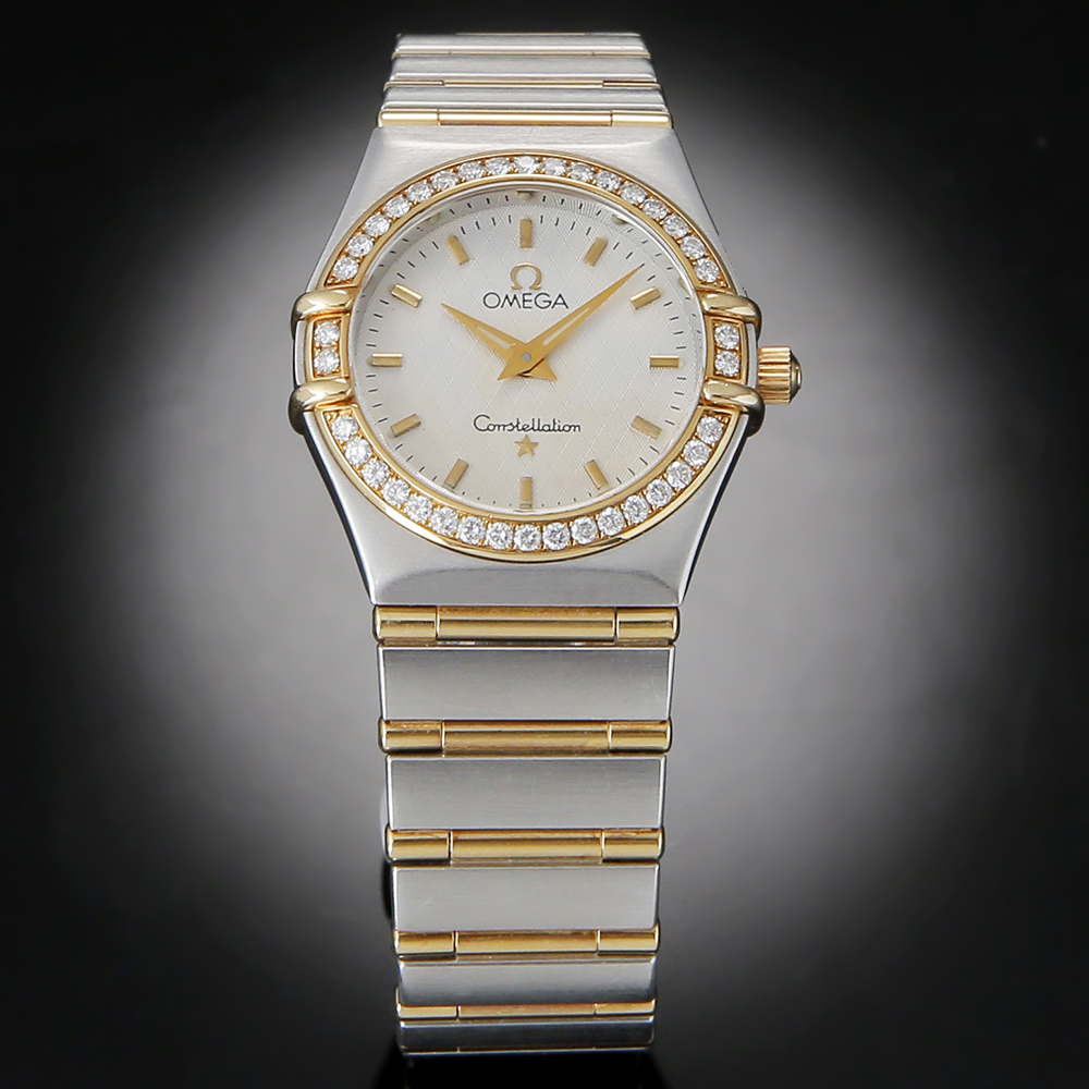 오메가 컨스틸레이션 콤비 풀바 다이아베젤