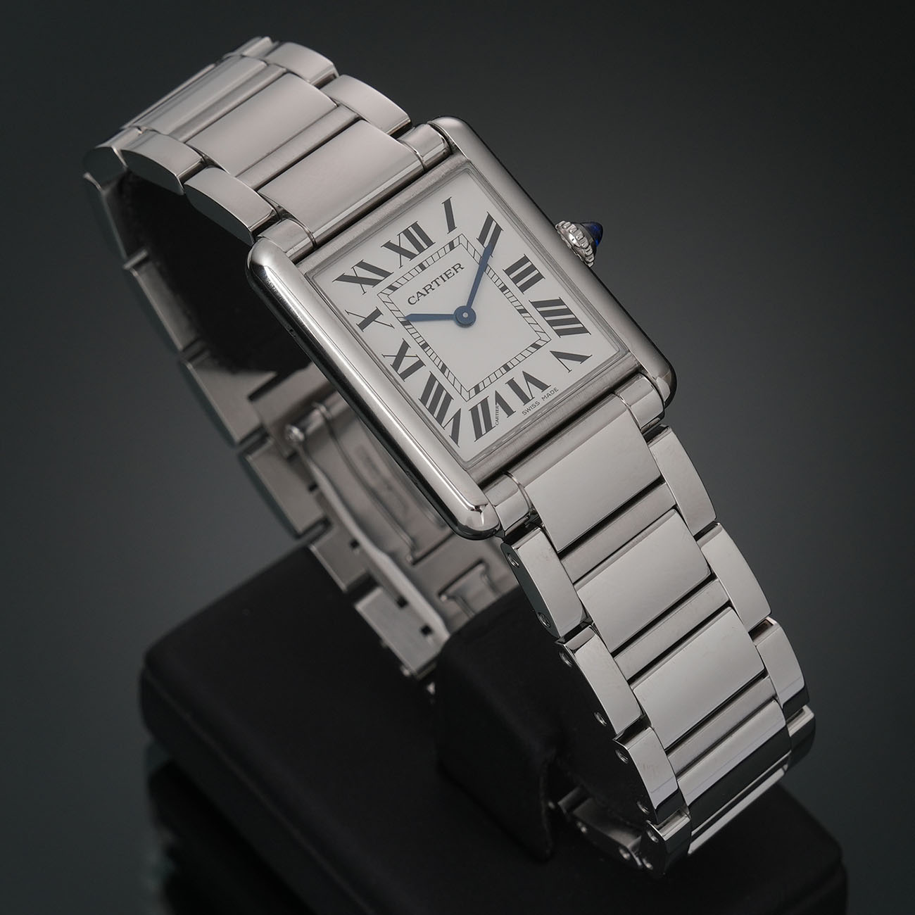 까르띠에 탱크 머스트 라지 스틸 상세 이미지