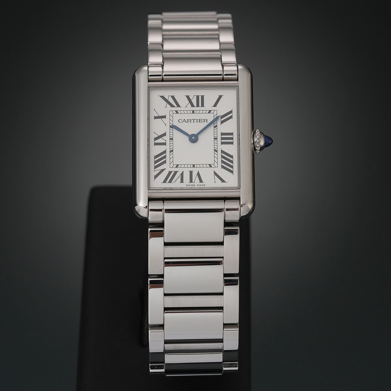 까르띠에 탱크 머스트 라지 스틸