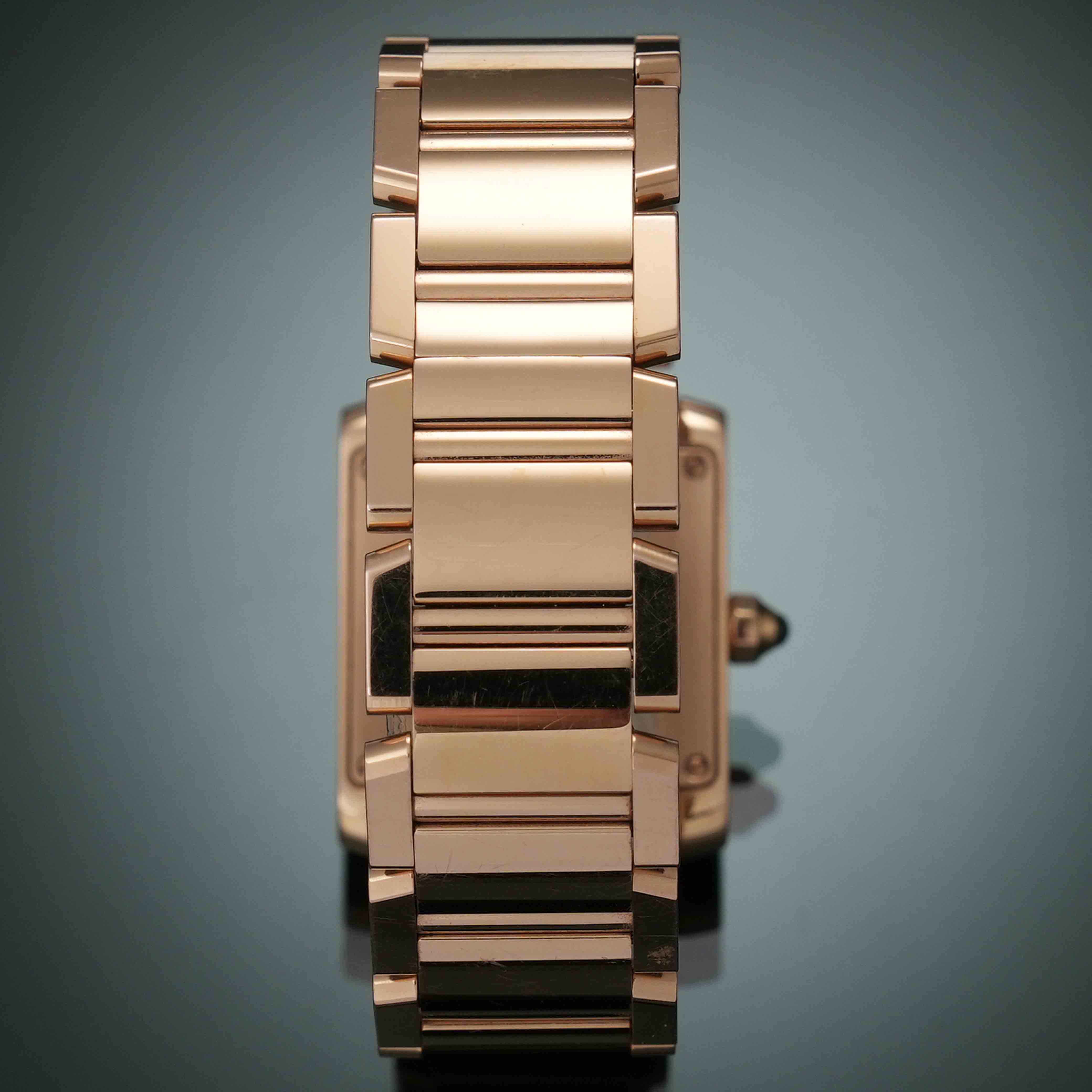 까르띠에 탱크 프랑세즈 스몰 골드 상세 이미지