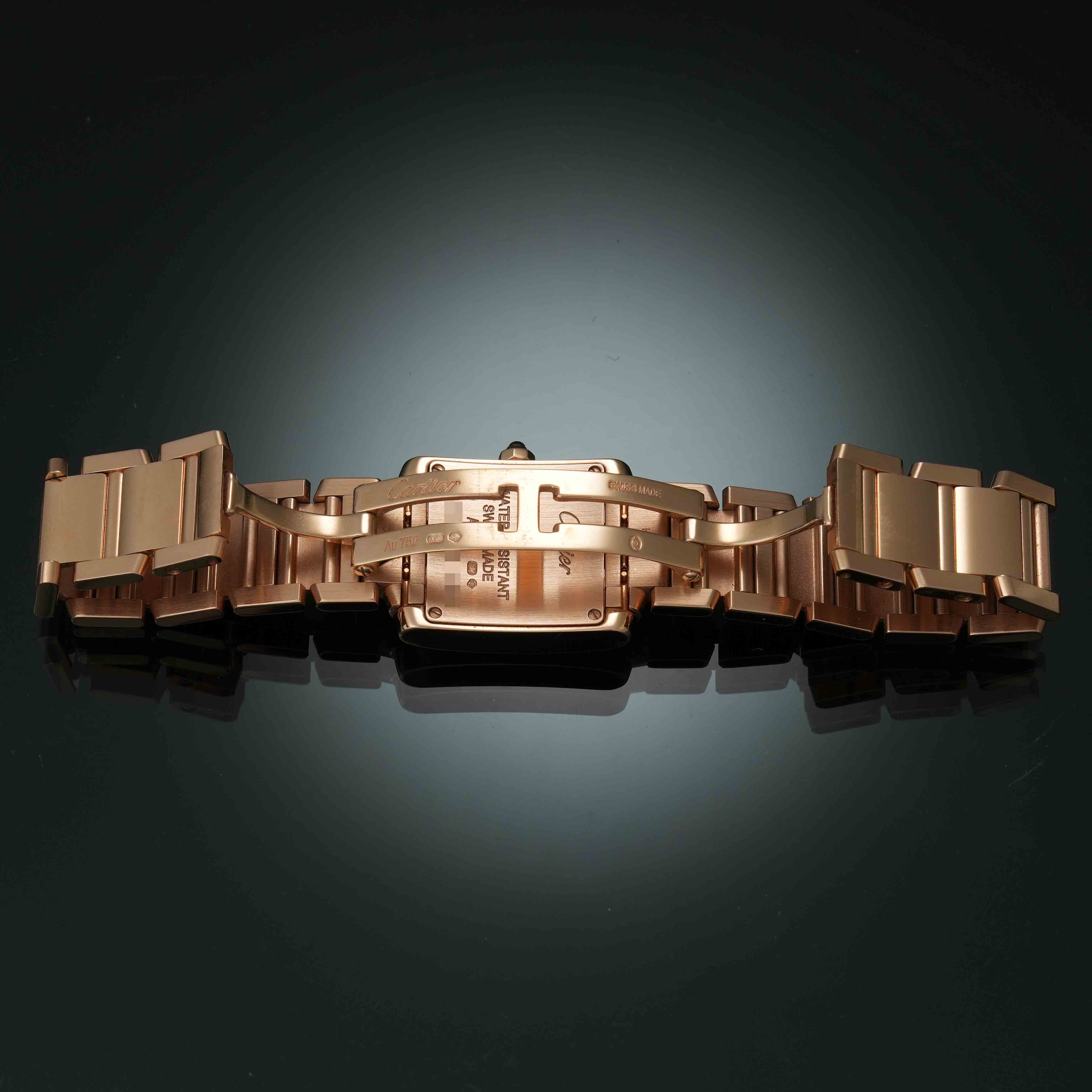 까르띠에 탱크 프랑세즈 스몰 골드 상세 이미지